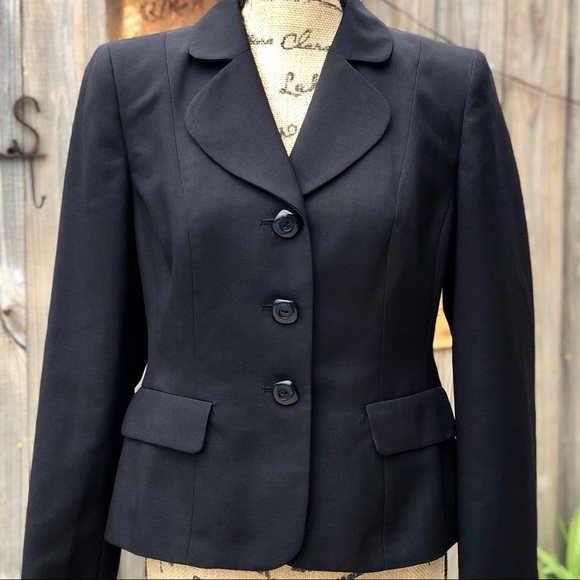 Kasper Separates Black Blazer size 6P - Picture 2 of 8